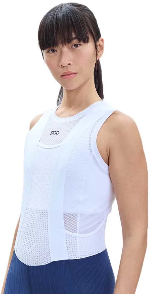 Poc Essential Layer Mouwloos Basislaag Wit M Vrouw