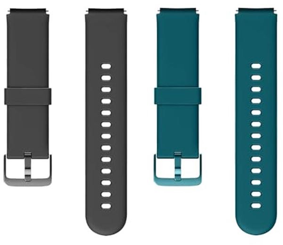 3 Stuks Zacht Siliconen Armband 19mm voor Smartwatch