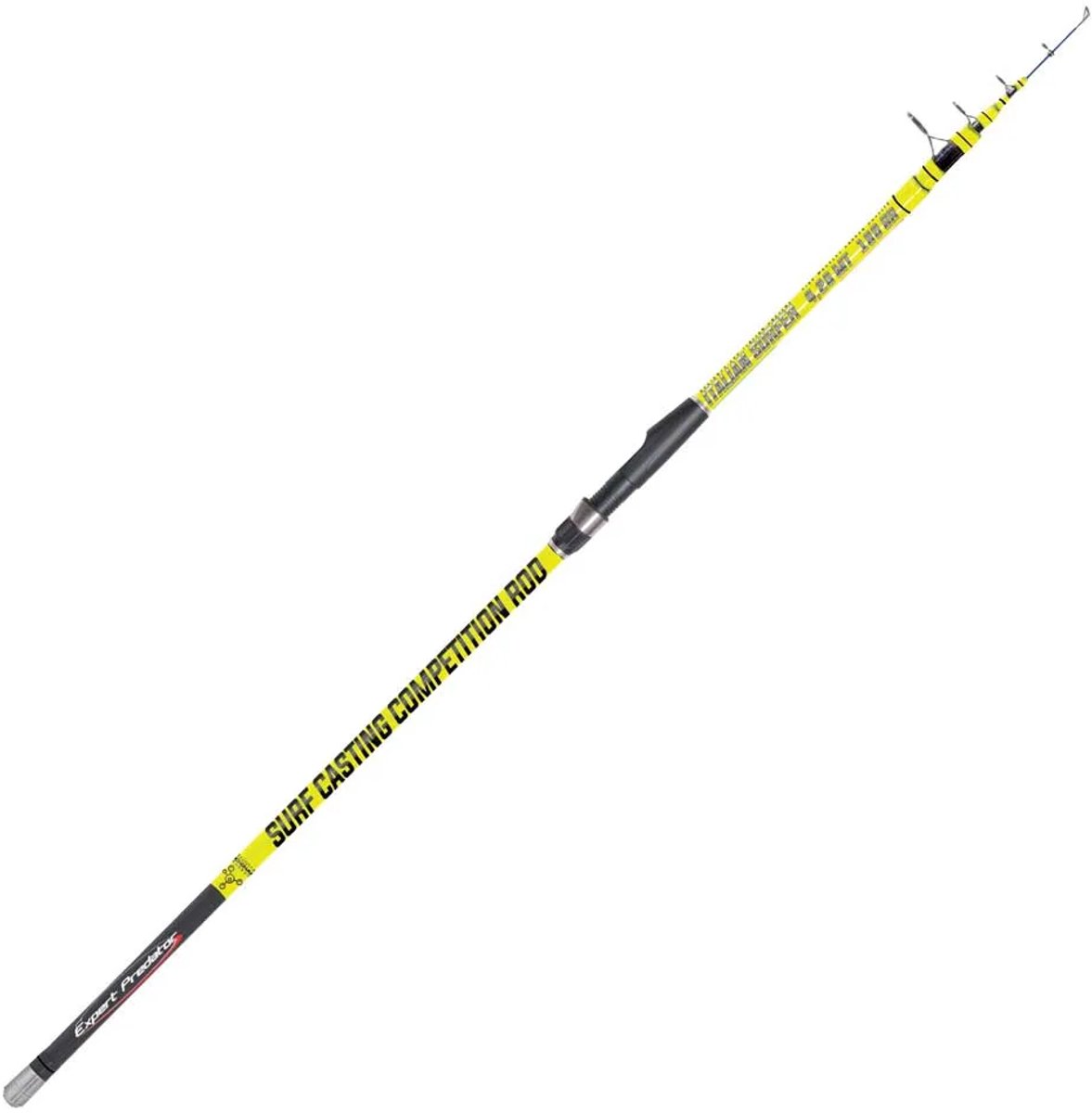 Expert Predator Italian Surfer Telescopische Surfcasting Hengel Geel 4.20 m / 130 g