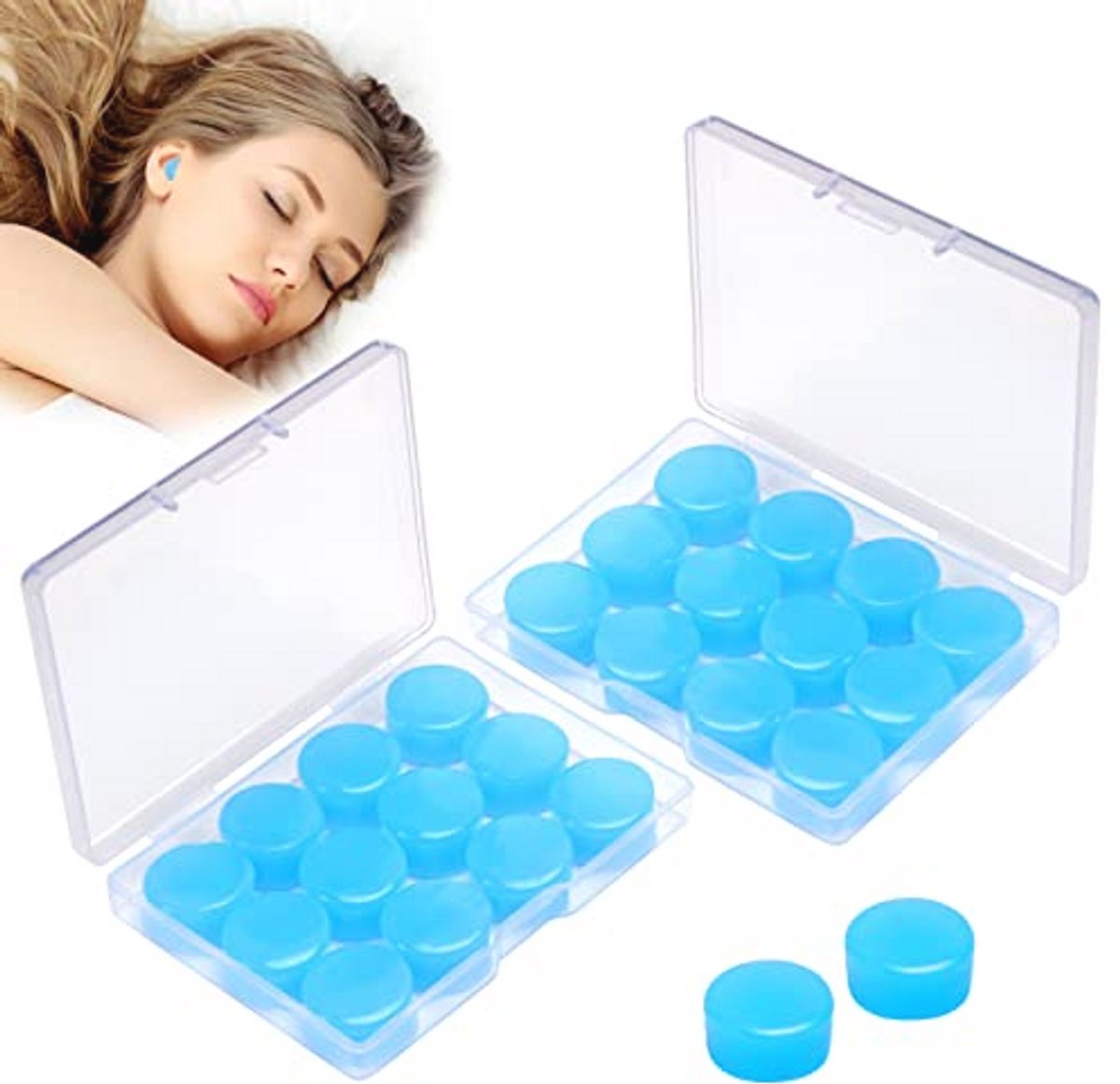 Waterdichte Silicone Oordopjes - Herbruikbaar en Vormbaar voor Geluiddemping