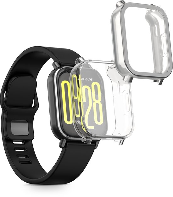 Étui de protection compatible avec Xiaomi Smart Band 10, film de protection d'écran flexible en TPU, anti-rayures, pour Xiaomi Smart Band 10 (transparent