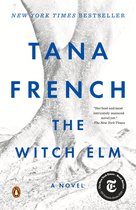 Boek 'The Witch Elm' van Tana French, New York Times Bestseller, met een afbeelding van boomwortels.