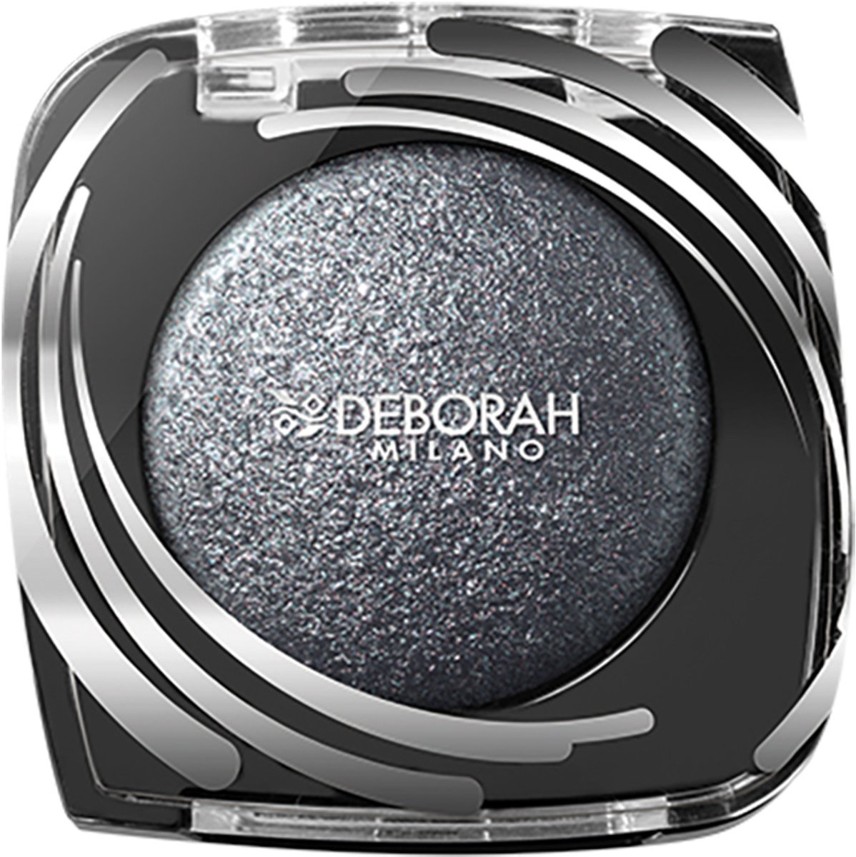 Deborah Milano - Precious Color Oogschaduw – Very Anthracite 09 - Super-Gepigmenteerde Mono Eyeshadow Met Intense Antraciet Kleur - Parelmoer Finish - Wet & Dry Veelzijdigheid - Langhoudend - Voor Dramatische & Glam Looks