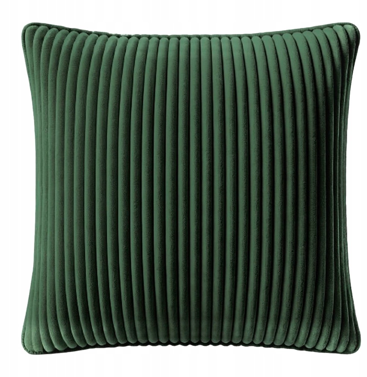 Decoratieve Kussenhoes 40x40 cm - Luxe Velours Corduroy - Donkergroen