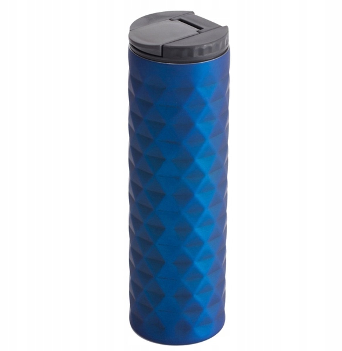 RVS Thermosbeker 450ml - Blauw, Houdt Warmte Tot 8 Uur
