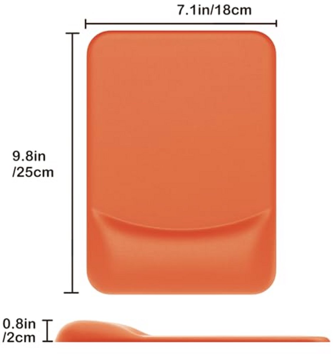 Ergonomische Gel Muismat met Polssteun - Antislip Rubberen Basis voor Laptop, PC en Gaming