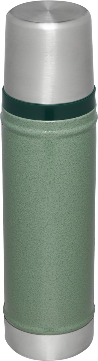 Stanley Classic Legendary Thermosfles 750 ml - Houdt 20 Uur Warm Of Koud - Lekvrij - Vaatwasserbestendig - BPA-Vrij - Voor Koffie, Thee en Meer - Roestvrijstalen Thermoskan - Hammertone Green – foto 3