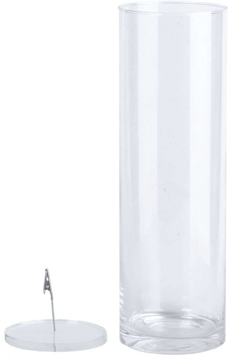 Onderwaterbloemenvaas  L 40cm hoog