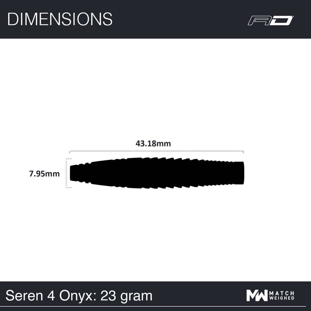 Red Dragon Seren Onyx 4 90% - Dartpijlen