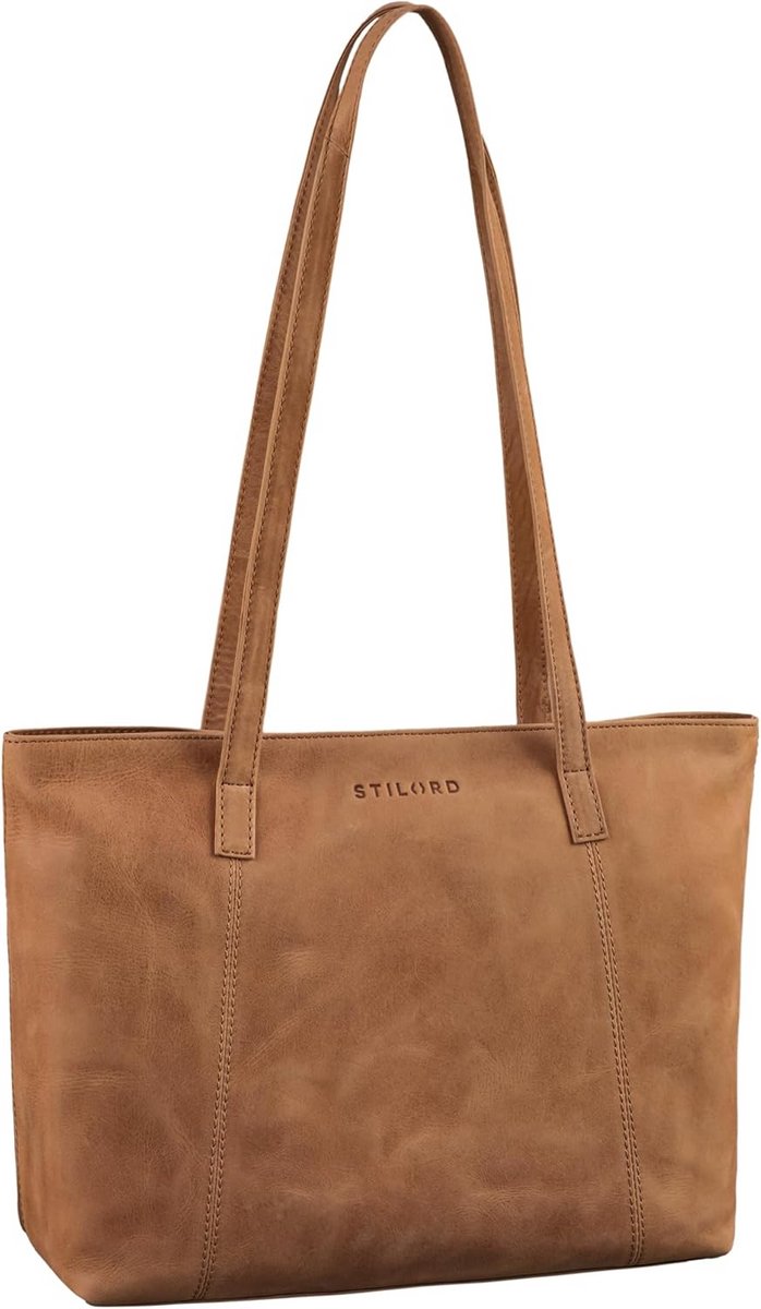 Grote Leren Dames Shopper Tas Schoudertas Vintage Stijl Voor Dagelijks Gebruik
