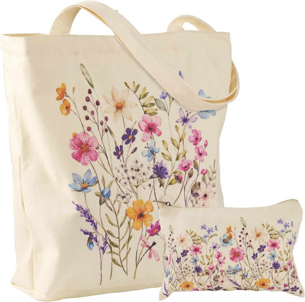 Tote Bag Vouwtas Dames, Vintage Print Canvas Tas voor Winkelen en School