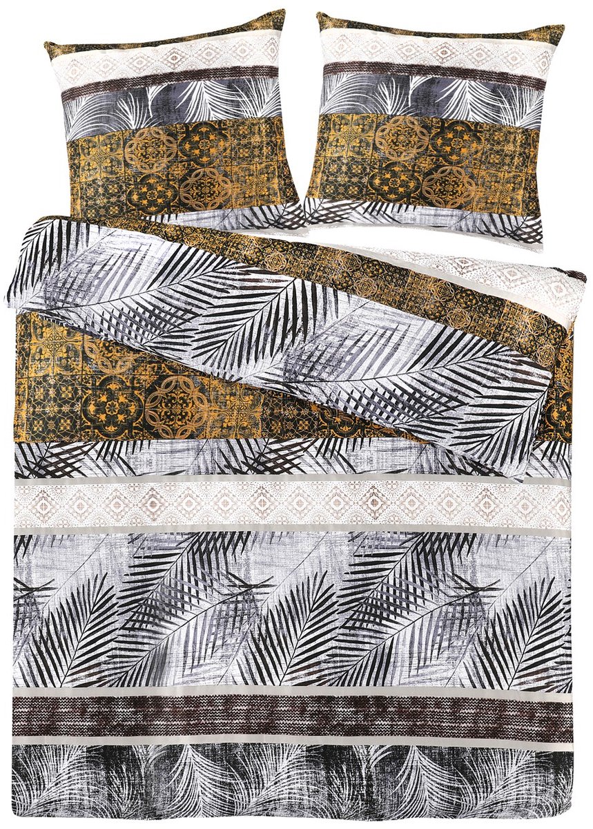 Yolo-deals - Dekbedovertrekset - Jane - 100-GB - Multi - 260cm x 220cm + kussensloop 50cm 