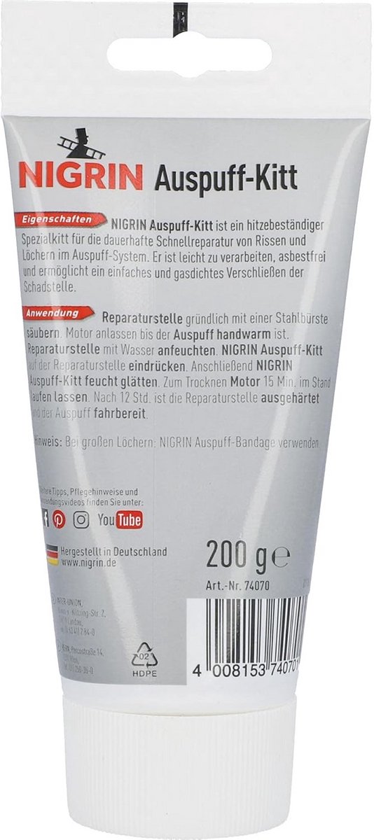 Universele Uitlaat Reparatiekit 200ml - Permanente Dichte Herstelling van Scheuren en Gaten van Universele — afbeelding 4