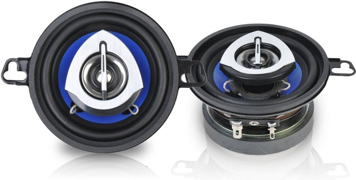 2 Stuks 3,5 Inch Auto Luidsprekerset - 60W - Hoogwaardig Universeel Autoaudio