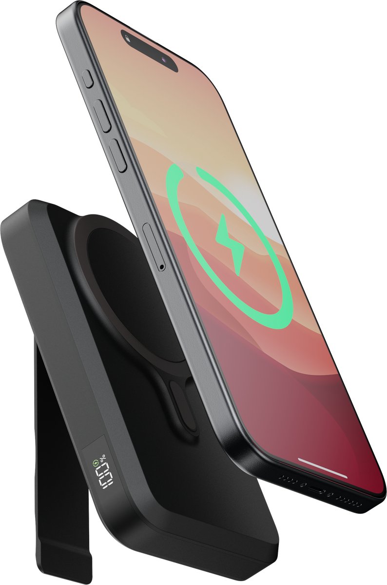 Xtorm Draadloze Powerbank 10000 mAh - Geschikt voor Magsafe Iphone 12 13 14 15 - USB C 15W