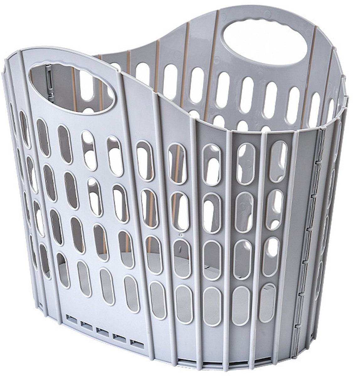 Wasmand, opvouwbare wasmand, grijs, 29*20*32 cm