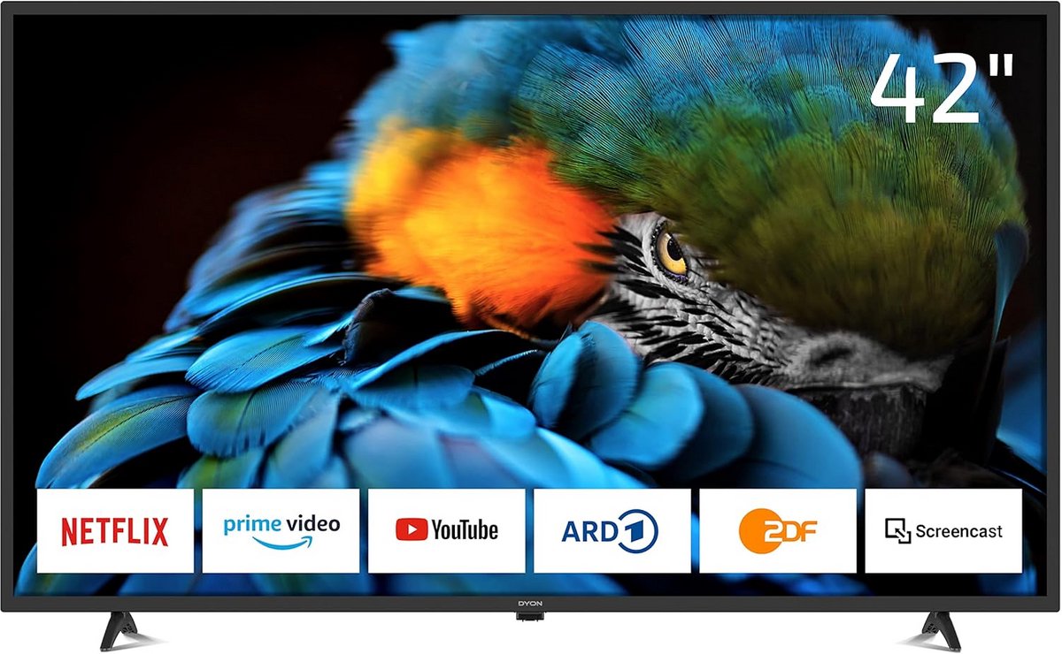 42 inch Full HD Smart TV met Netflix, Prime Video en Triple Tuner