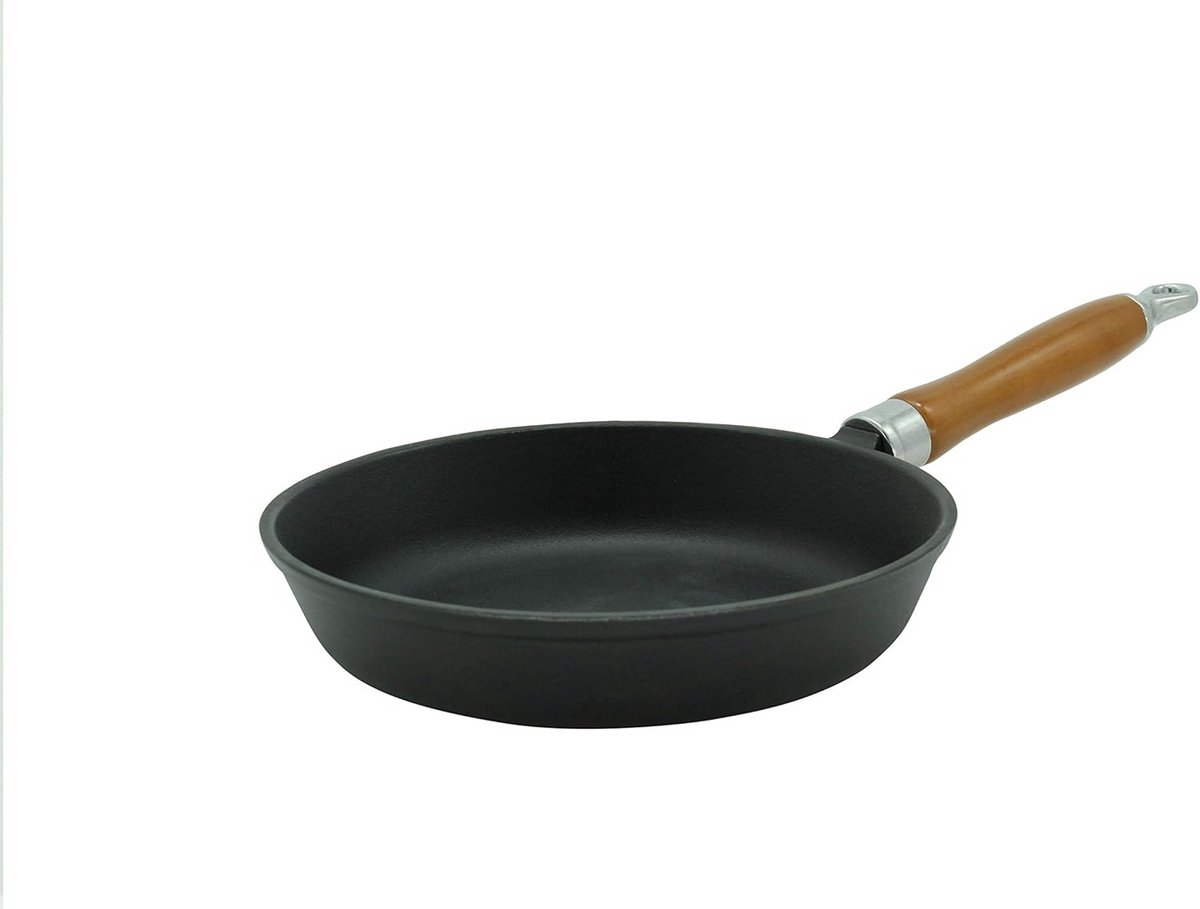Gietijzer Koekenpan Ø 20 cm Zwart voor Inductie en Oven