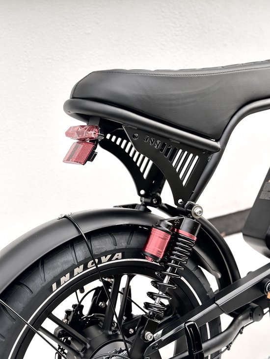 Vilolux® Fatbike electrisch - Fatbike V8 Ultra - Legaal - Rijklaar - 2 Jaar garantie - Hydraulische remmen - Alarm - Groot LCD Display - NFC vergrendeling - Zwart - City banden van Merkloos — afbeelding 2