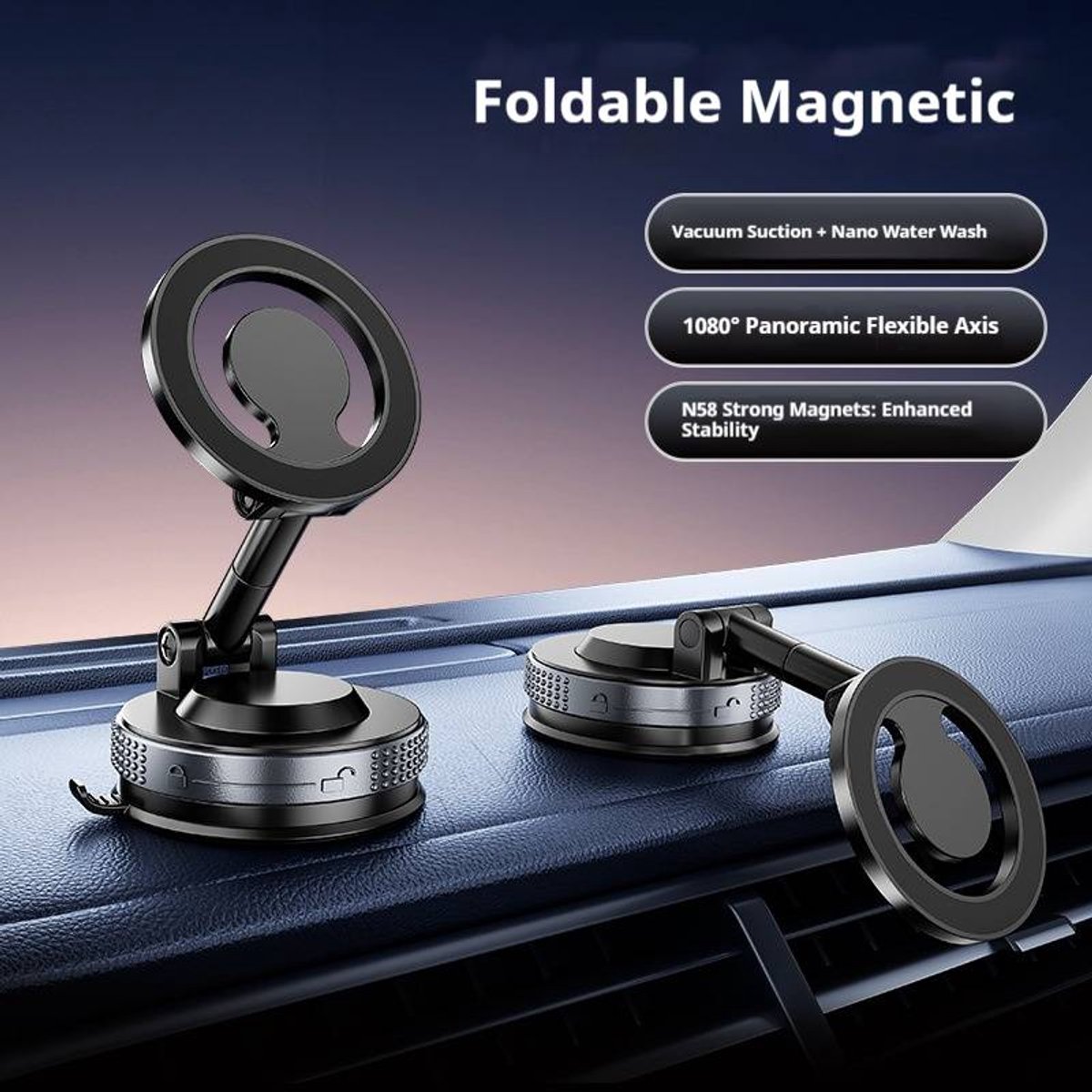 Nieuwe magnetische telefoonhouder voor autonavigatie, autotelefoonhouder