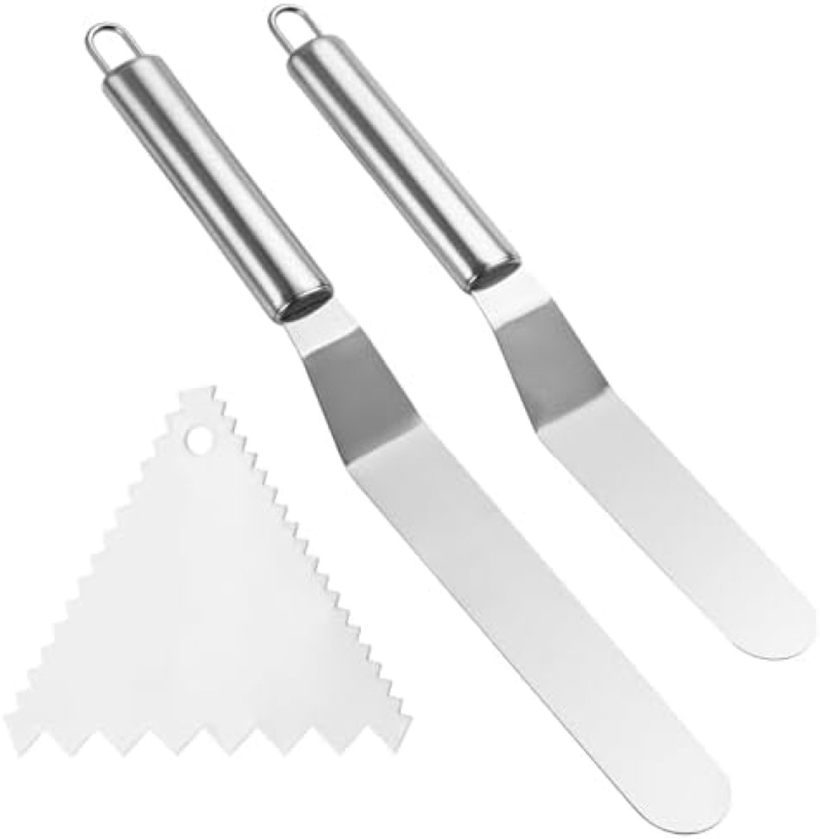 Set van 3 bakspatels voor taartdecoratie