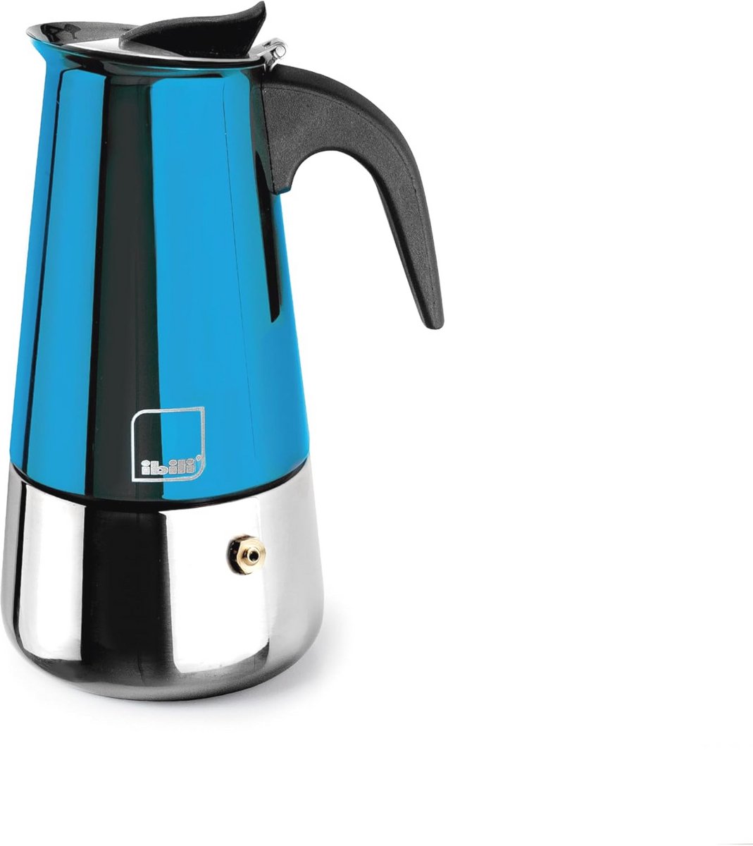 Espressomachine voor 2 kopjes, 100 ml - Roestvrij Staal, Geschikt voor Inductie