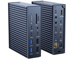 Acasis - Dockingstation - 21 poorten - 40 Gbps - Compatibel met Thunderbolt 4/3