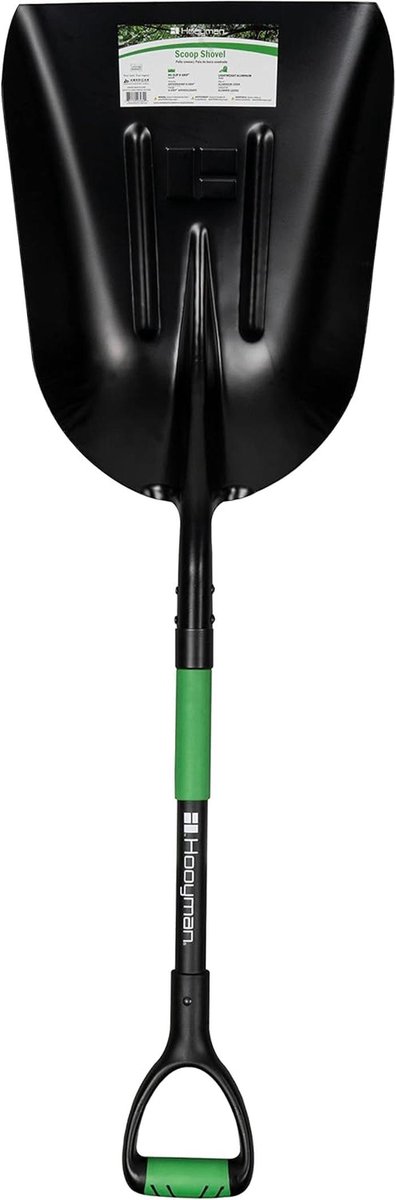 Lichtgewicht aluminium schep met ergonomische antislip grip en glasvezelkern voor tuinieren en landbeheer — afbeelding 2