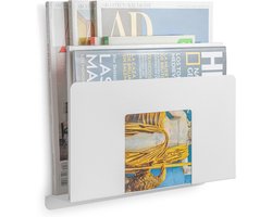 Tijdschriftenhouder voor bureau en wand - Multifunctionele organisatieoplossing voor tijdschriften, kranten en brochures