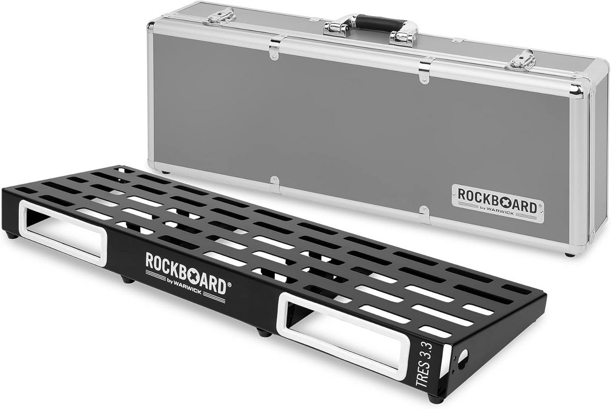 Stabiel Pedaalboard voor Gitaareffecten met Robuuste Flightcase