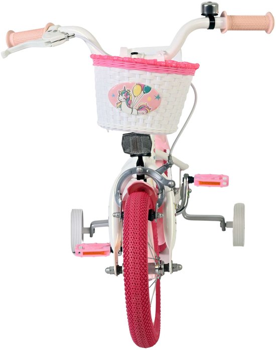 Volare Unicorn Kinderfiets - Meisjes - 12 inch - Wit van Volare — afbeelding 2
