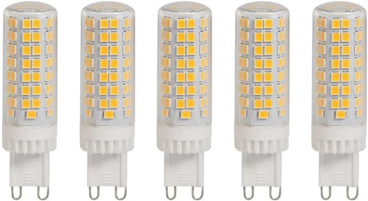 5x G9 LED Lamp 10W Vervanger 80W Halogeen Warmwit 3000K 800 Lumen