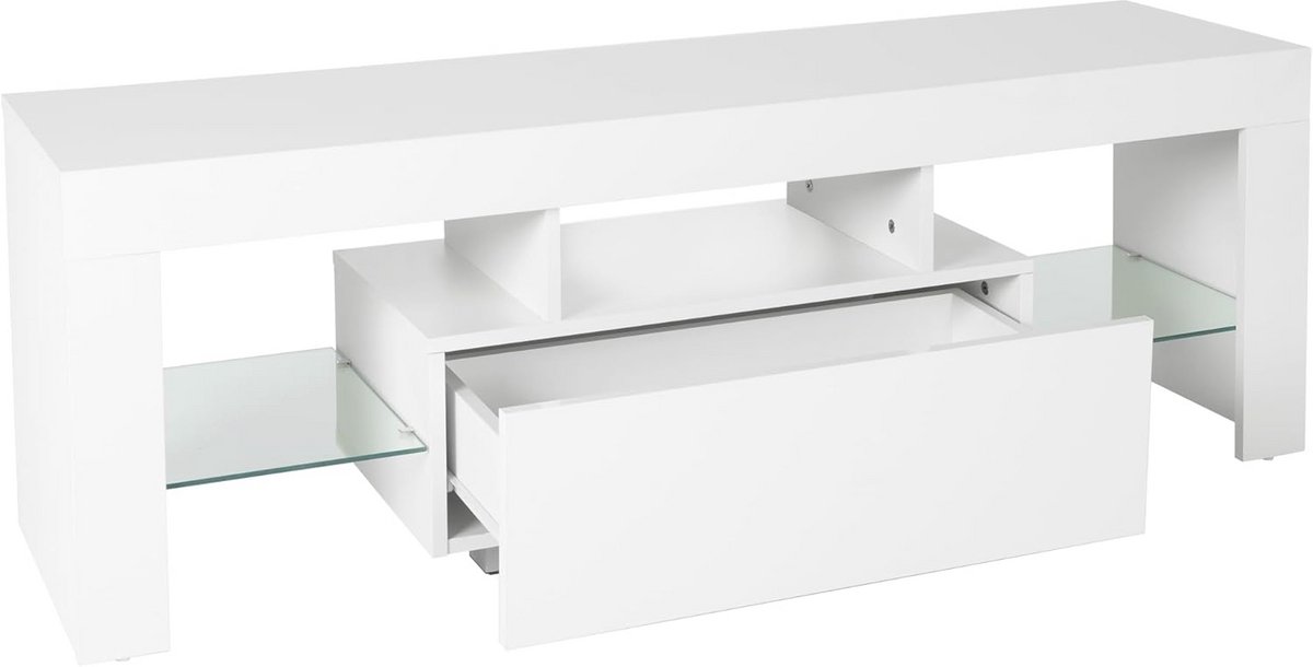 Moderne TV lowboard met LED verlichting - Minimalistisch design voor elke woonkamer
