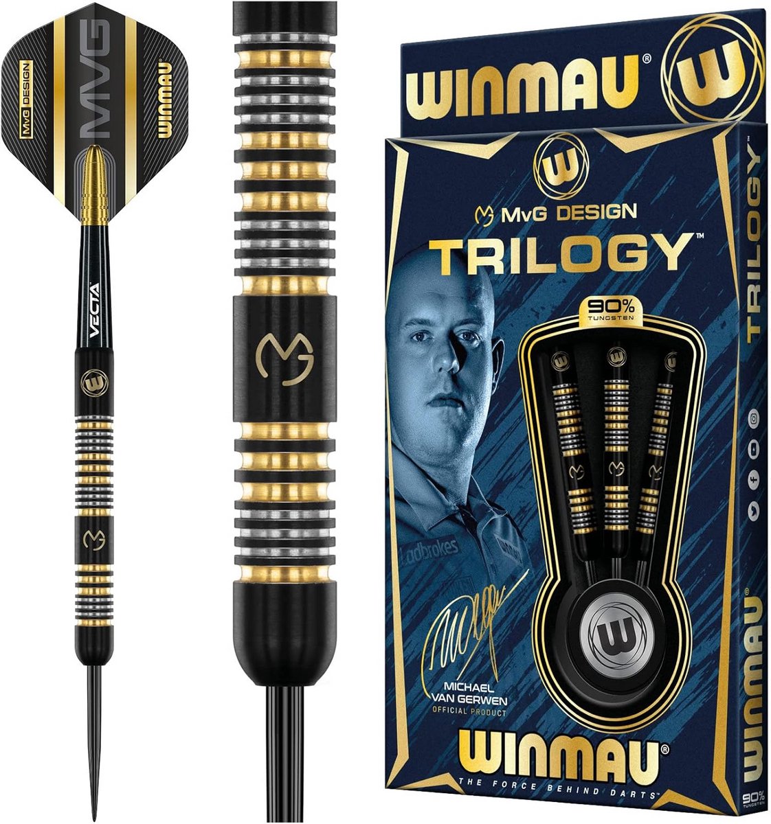 Professionele Steeltip Tungsten Darts Set 24 Gram met Flights en Stems