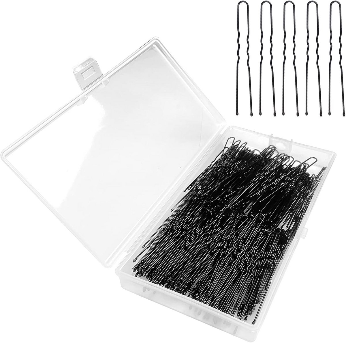 U-vormige Haarspelden Set van 200 - 6 cm Golvende Haarclips voor Vrouwen