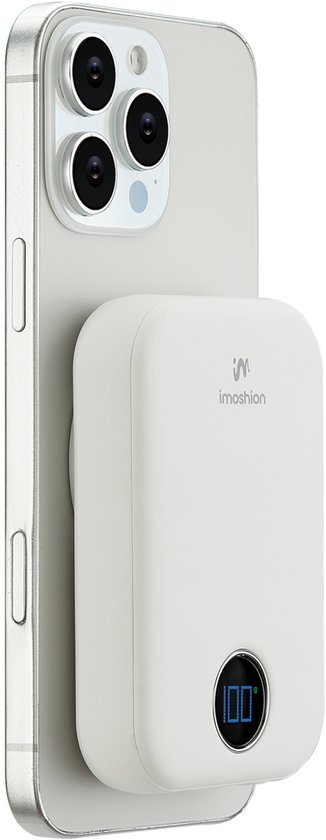 imoshion Powerbank 10000 mAh Draadloos Wit