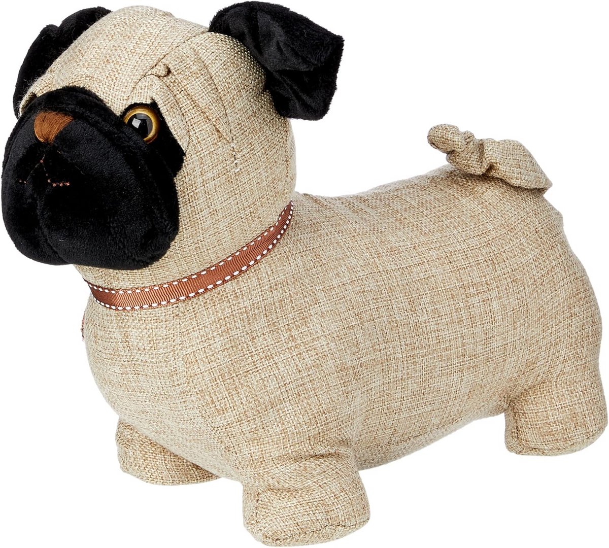 Deurstopper in Hond Design - Bruin - 28 x 28 x 21 cm