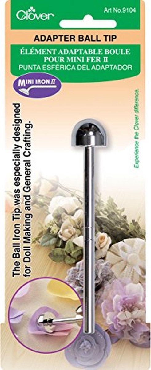 Mini Strijkijzer Adapter Tip: Bal, Staal, Veelkleurig