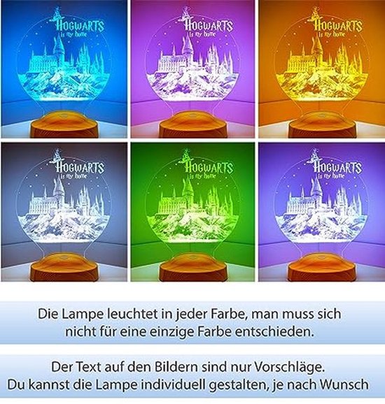 3D LED Nachtlampje voor Kinderen - Uniek Verjaardagscadeau en Bureaulamp voor Slaapkamer — afbeelding 2