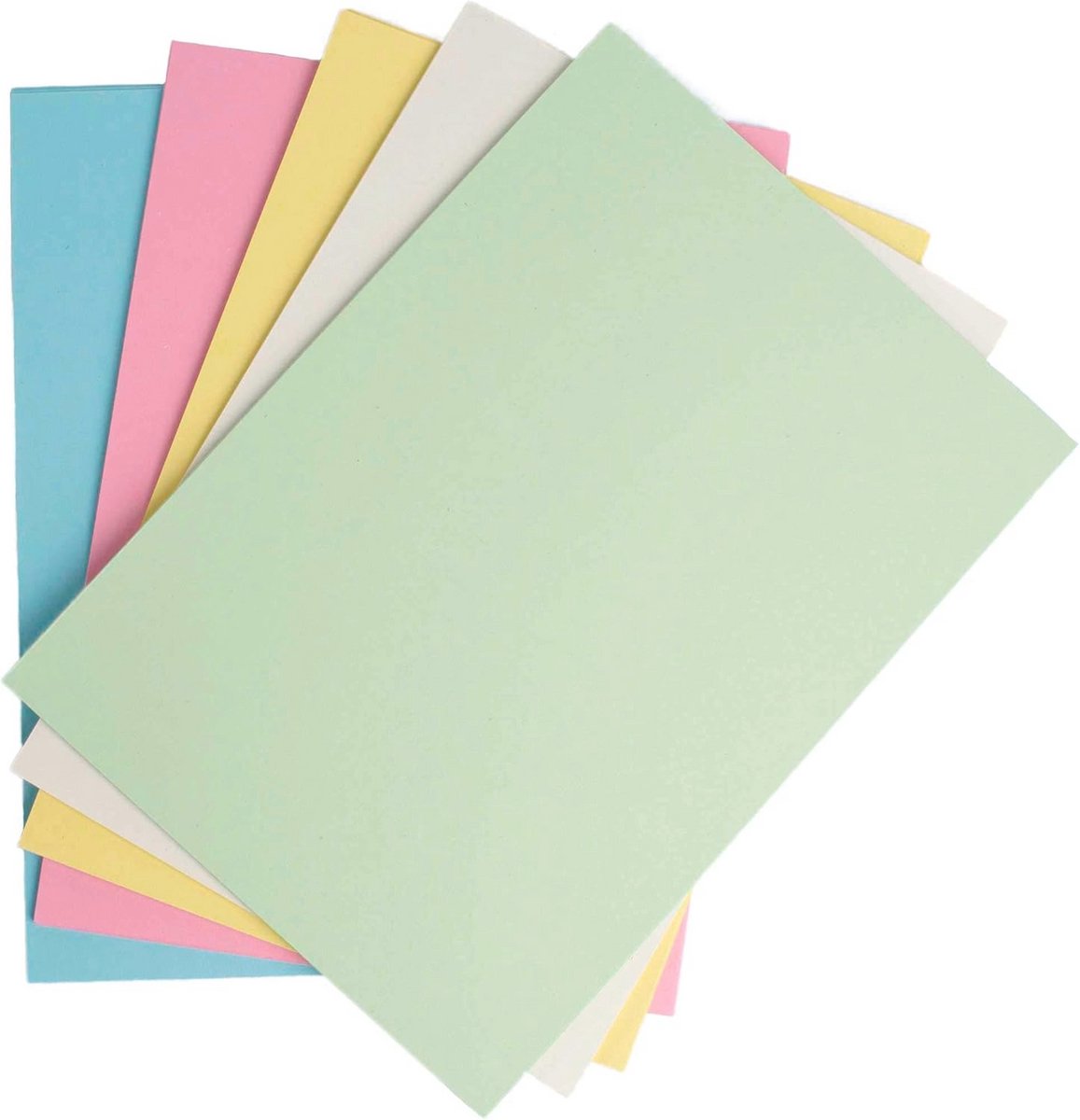 A2 Pastelkleurige Kaarten 220 g/m² - 50 Vellen Assorti