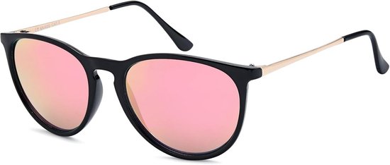 Piloten Zonnebril Heren Brons - UV 400 - Zwarte Glazen