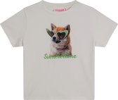 Someone MARLEY-SG-02-A Meisjes T-shirt - ECRU