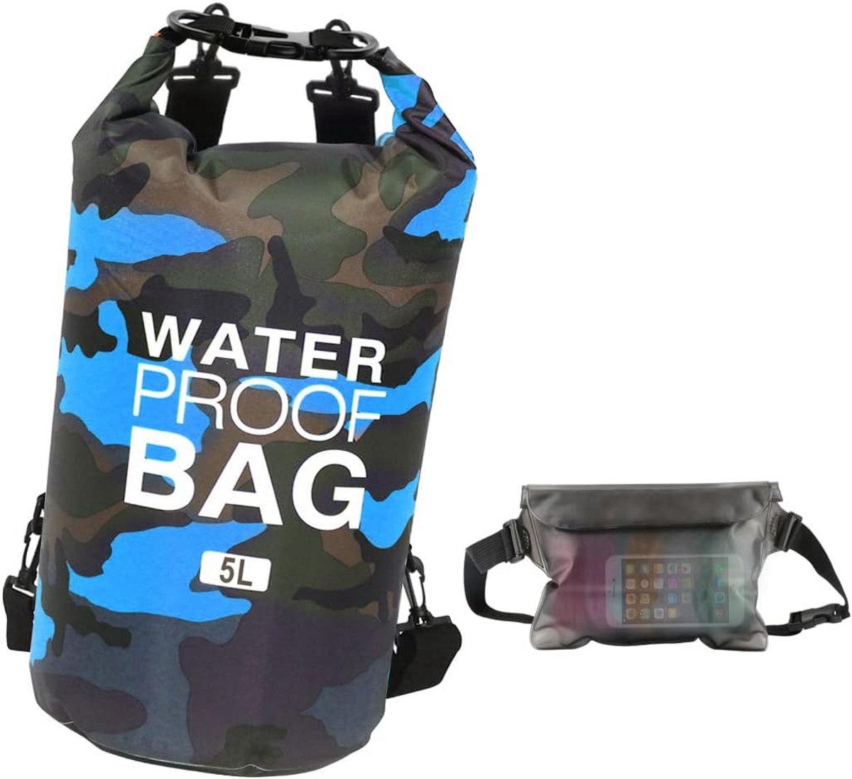 Waterdichte drijvende tas voor strand, kajakken, vissen en kamperen
