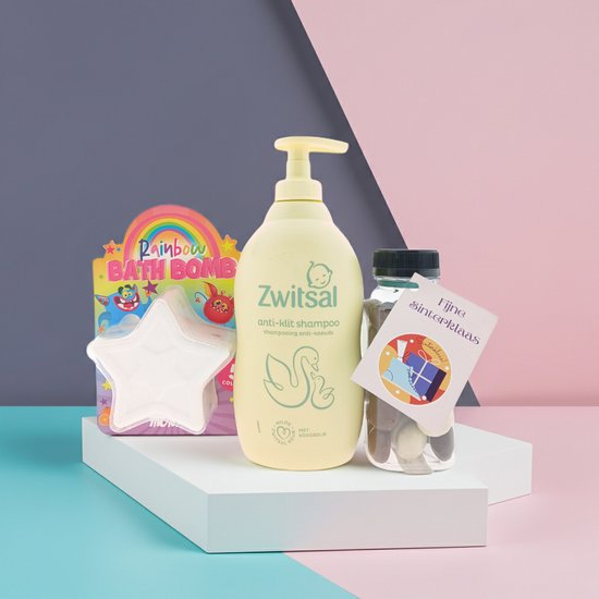 Zwitsal Kids Sinterklaas Cadeauset - 3-delig - Shampoo + Kruidnoten + Bath Bomb - Cadeau voor kinderen van Zwitsal — afbeelding 2