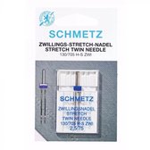 Naaimachinenaalden tweeling-stretch 2,5mm dikte 75 - Machinenaalden - Schmetz