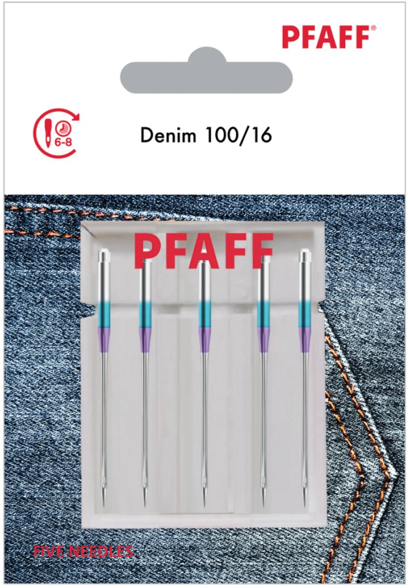 Pfaff Denim 100 (5 stuks) Naalden