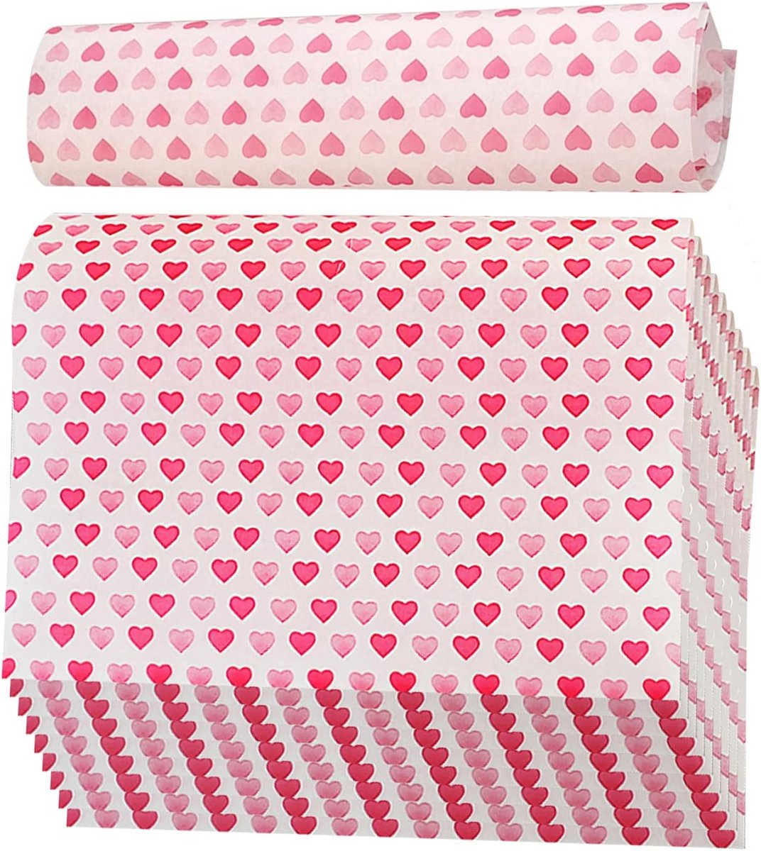 50 Stuks Waspapier Bladeren - Voedselveilige Wikkels voor Broodjes, Taarten en Bakken