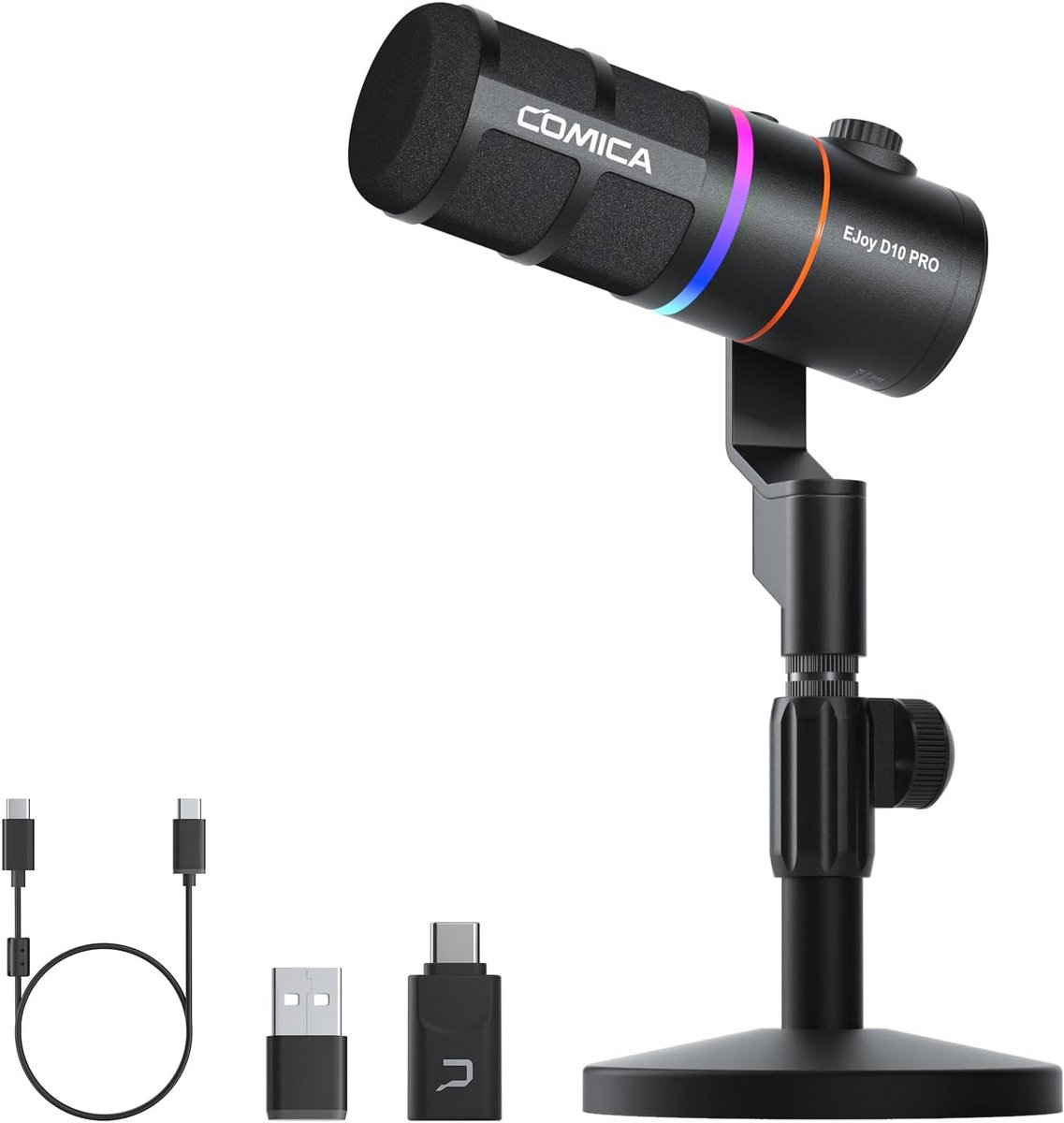 Draadloze gaming USB-microfoon voor helder geluid en gemakken