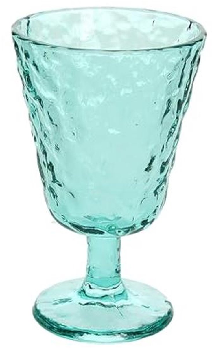 6-pack glazen 270cc in aqua groen - Vaatwasmachinebestendig
