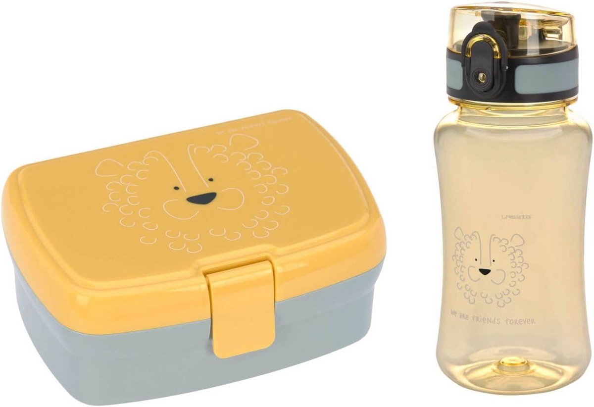 Lunch Set met Lunchbox en Drinkfles - Oranje Leeuw